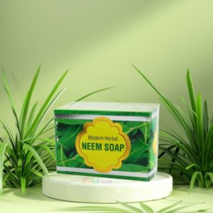 Modern herbal neem soap ; আধুনিক ভেষজ নিম সাবান